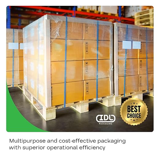 IDL Packaging 15" x 1400' Refill Roll (Pack of 2) for MP-1400USN HexcelWrap Honeycomb Packing Paper Station, Brown - Protective Kraft Paper with Interlocking Slit Design for Shipping