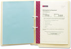Smead End Tab Fastener File Folder, Shelf-Master® Reinforced Straight-Cut Tab, 1 U-Clip Fastener, Letter Size, Manila, 50 per Box (34112)