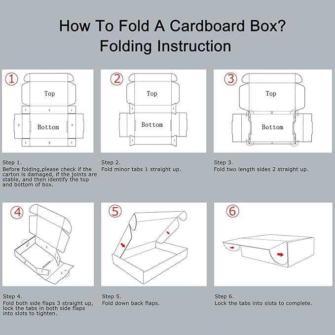 RLAVBL 7x5x2 Shipping Boxes Set of 50, White Small Corrugated Cardboard Box, Mailer Box