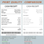 (10 Rolls) 2 1/4 x 85 Thermal Receipt Paper Rolls, POS Cash Register Paper Rolls, BPA Free 2.25x85ft Long Per Thermal Paper Receipt