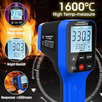 AIOMEST High Temp Thermometer Gun -58℉~2912℉, Pyrometer D:S=30:1 Dual Laser Industrial IR Temperature Meter w/Touch Buttons (NOT for Human Temp)