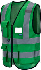 A-SAFETY XSmall Green hi vis vest xs
