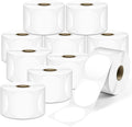 L LIKED 2" Round Direct Thermal Labels for Block, Permanent Adhesive Circle Label & Compatible with Rollo, Zebra and Other Desktop Printers (10 Roll, 7500 Labels)