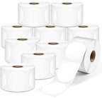 L LIKED 2" Round Direct Thermal Labels for Block, Permanent Adhesive Circle Label & Compatible with Rollo, Zebra and Other Desktop Printers (10 Roll, 7500 Labels)
