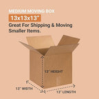 Aviditi 13 x 13 x 13 Corrugated Cardboard Boxes, Medium 13"L x 13"W x 13"H, Pack of 25 | Shipping, Packaging, Moving, Storage Box for Home or Business, Strong Wholesale Bulk Boxes