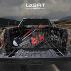 LASFIT Truck Bed Mat for Chevrolet Chevy Silverado EV WT 2024-2026 5.9FT Only (Not Fit RST/LT/2026 Trail Boss) Bed Liner Custom Fit, All Weather Protection TPE Pickup Car Bed Cargo Trunk Liner