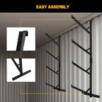 4 Tier Shipping Container Shelf 4 Pack, Heavy Duty Container Shelving Shelf, Hang and Hook Storage Cargo Shelves, Universal Pipe Racks for Shipping Container, 19" L x 64" H