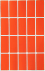 Small Rectangular Label Stickers 1.57 inch x 0.75 inch - 2160 Pack, Orange Color-Coding Labels (40mm x 19mm)