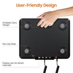 Shipping Scale, 440 LB Heavy Duty Postal Scale for Packages, Large Mailing Scale for Postage, Industrial, Small Business, Laundry, Warehouse, Stainless Steel Over Load Protection & Dual Powe