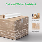 18 Inch Stretch Wrap Roll, Heavy Duty 1500ft Shrink Wrap Roll, Clear 80 Gauge Industrial Strength Stretch Film, Plastic Wrap for Pallet Wrapping Shipping Moving(4 Pack)