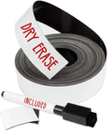 X-bet MAGNET Magnetic Strips - 1 Inch x 25 Feet Magnetic Tape Roll - Blank Write On Magnets - Sticky Labels and Stickers - Writable Flexible Magnet Sheet for Whiteboards, Refrigerator and Crafts