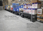 PolyMight Heavy-Duty Plastic Poly Dunnage Rack for Warehouses and Commercial Industrial Storage 36" x 22" x 12" with 1200 lb Capacity | For Wareshouse, Storage, and Merchandising