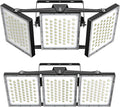 2025 Elite New Upgraded LED Flood Light Outdoor 450W 2 Pack 67500lm Stadium Flood Lights, 5000K D IP66 Waterproof Adjustable Floodlight for Street, Parking Lot