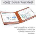 CANOPUS Car Registration and Insurance Holder, Magnetic Closure, Embossed Card Document Holder, Vehicle Glove Box Organizer, Wallet for Auto, SUV, Motorcycle, Truck, Waterproof, SUV Model