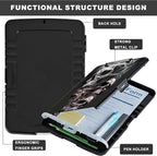 Clipboard with Storage,Heavy Duty Plastic Storage Clipboard with Low Profile Clip,Teacher Must Haves,Office Supplies,Skull/Black