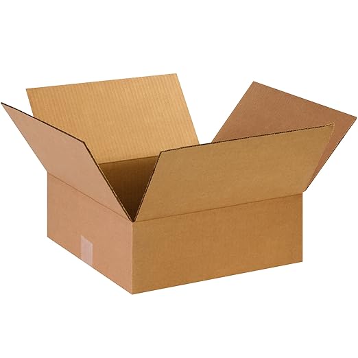 TAPE LOGIC 14 x 14 x 5 Corrugated Cardboard Boxes, Flat 14"L x 14"W x 5"H, Pack of 25 | Shipping, Packaging, Moving, Storage Box for Home or Business, Strong Wholesale Bulk Boxes