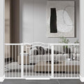 Fairy Baby 65.4"-68.1" Extra Wide Press Mounted Baby Gate Indoor for Kids Or Pets Walk Thru No Drill Long Dog Gates for The House Doorway Child Safety Gate