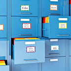 6 Classic Colors Name Tag Stickers,240PCS Waterproof Stickers Name Tags 3 1/2 X 2 1/4 Name Labels for Office,Meeting,School and Home