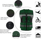 Safety Vest High Visibility Reflective Construction Vest for Men Women