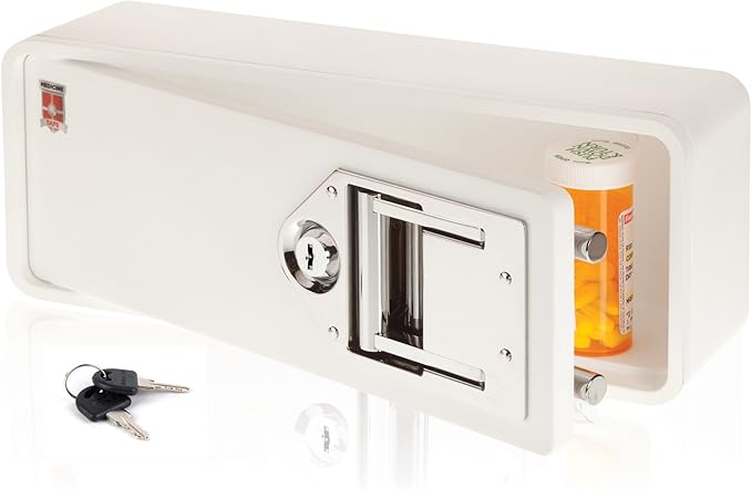 Medicine Safe-Standard Key, White