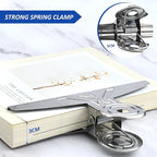 3 Pack Extra Large Paper Clips 7.9 Inches Jumbo Bull Binder Paper Clip Clamps for Crafts, Paper, Food Bags, Drawings, Photos at Home, Office, School (Silver, 20cm)