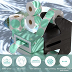 CLASSY Thermal Sticker Labels - 750 Multi-Purpose Stickers/1 Roll, Name Tag, Small Business, Inventory, Color Coding, Green