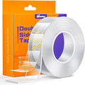 Upgraded Double Sided Tape Heavy Duty,Extra Large Nano Double Sided Adhesive Mounting Tape,Clear & Tough Sticky Poster Wall Tape ,1.18 x 120 In,Multipurpose Tape Picture Hanging Strips for Home Office