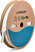 Chanzon 2:1 Ratio - 80Ft Roll - 25/32" (20mm) Heat Shrink Tubing 2:1(25M Total Length) White Polyolefin Sleeving Wrap Shrinking 2 to 1 1pcs