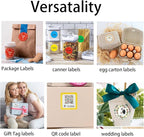 Custom Stickers for Business Logo Personalized Label Stickers Customized 100,200pcs, 1",1.5",2", 3", 4"