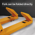 Tory Carrier Mini Hand Pallet Jack Truck, 2200 Lbs Capacity, 31.5" Lx15 W Fork Size Narrow Pallet Jack, Small Size Manual Pallet Trucks with Foldable Forks and Handle