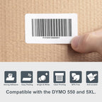 Hehua 1" x 2-1/8" Compatible with DYMO Labelwriter 550 5XL 450 4XL Turbo 30336 with RFID Chip, Return Address Labels, Thermal Barcode FNSKU Labels, Total 5000 Labels/10 Rolls