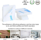 XHF 3/4” Adhesive Cable Wire Clips White 120pcs, Cable Staples Outdoor Cable Management Wire Organizer Cord Holder for Under Desk, Car, Wall, TV PC Ethernet Cable