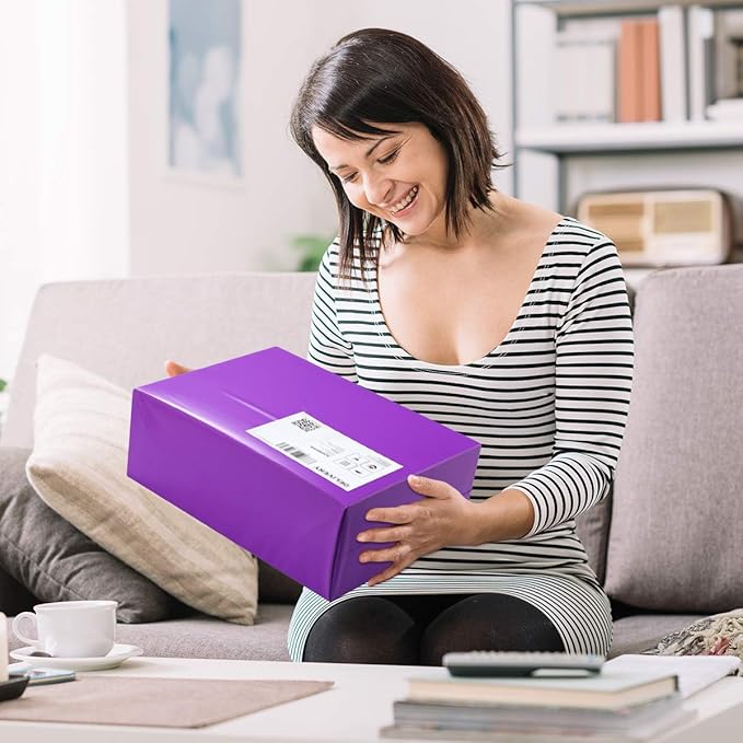 UCGOU Poly Mailers 19x24 Inch Purple 100 Pack Extra Large Shipping Bags Strong Thick Mailing Envelopes Self Seal Adhesive Waterproof and Tear Proof Boutique Postal for Clothing Quilt and More
