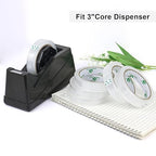 BOMEI PACK 16Rolls Clear Tape Refills for Dispenser, Transparent Gift Wrap Tape 3inch Core for Home, School and Office, 3/4inch x 60yds