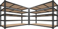 3500LBS Garage Shelving 60" W Metal Shelving 72" H Storage Shelves Heavy Duty 5 Tier Adjustable Shelving Unit for Storage Rack Pantry Shelf Commercial,60" W x 24" D x 72" H,2PC