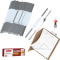 XFasten Self Adhesive Fasteners 2 Inch Capacity 500-Pack Archival-Grade Two Prong Paper Fasteners 2 Inch for Metal File Fastening, Folders, Medical Reports, Thick Paper Stacks, and Folder Accessories
