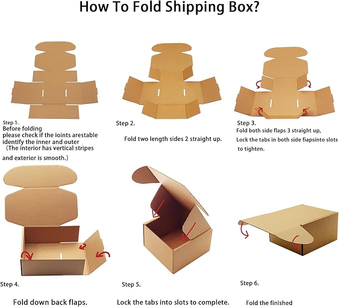 5x5x3 inch Shipping Boxes Pack of 25, Brown Corrugated Cardboard Box Mailer Boxes for Packaging Small Business Shipping，Recyclable Moving Storage Mailing Boxes Bulk Book Literature Gift Giving