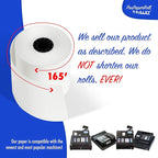 2-1/4 X 165 Thermal Paper Rolls Sharp Cash Register (50 Rolls)