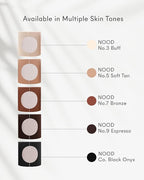 NOOD New York Shape Tape 4" Wide Adhesive Shaping, Lifting & Waterproof Hemp Breast Tape, Black Onyx, 4 in.