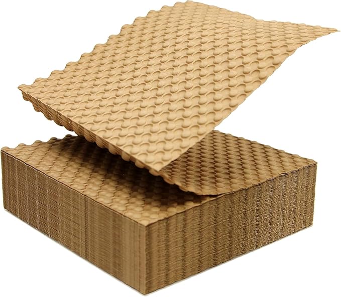 Bubble Paper Wrap for Packing, 12"x295ft Packing Paper, Durable Kraft Bubble Wrap for Moving, Eco Friendly Bubble Wrap Alternative, Sustainable Shipping Supplies for Home & Small Business