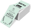 Phomemo 4x6 Thermal Labels for Shipping Label Printer - 500PCS Green Mailing Labels - 4x6 Direct Thermal Label Fanfold Compatible with Rollo,MUNBYN,Nelko,JADENS,POLONO - Water/Oilproof - NO BPA/BPS