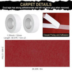 kaiyomi 6Pcs Stanchions Posts Velvet Ropes with Red Carpet and Sign Frame, Water or Sand-Fillable Base, Suitable for 8.5" x 11" A4 Paper Size Sign Frame for Red Carpet Party Decoration (Black&Golden)