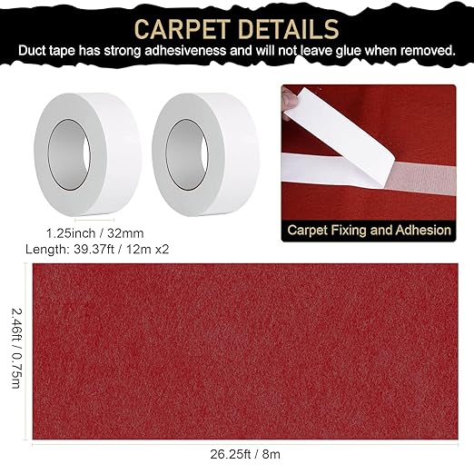 kaiyomi 6Pcs Stanchions Posts Velvet Ropes with Red Carpet and Sign Frame, Water or Sand-Fillable Base, Suitable for 8.5" x 11" A4 Paper Size Sign Frame for Red Carpet Party Decoration (Black&Golden)