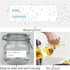 Removable Freezer Labels,3 Clors 1 x 3 Inch Food Storage Stickers, Refrigerator Freezer Paper Label Easy Clean Leaves No Residue,Food Labels Roll