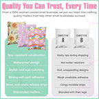 10x13 Poly Mailers – Coquette Bows Design – Waterproof, Tear-Resistant Shipping Bags with Adhesive Seal – 100 Pack – Package Mint
