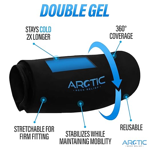 Value 2 Pack | Elbow Ice Pack Wrap & Knee Ice Pack Wrap - Ice Sleeves, Reusable Gel Ice Wrap, Elbow Cold Compression, (Large)