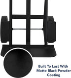Olympia Tools 800 Lb Steel Hand Truck with D Handle and 10" Pneumatic Wheels for Home and Office Use