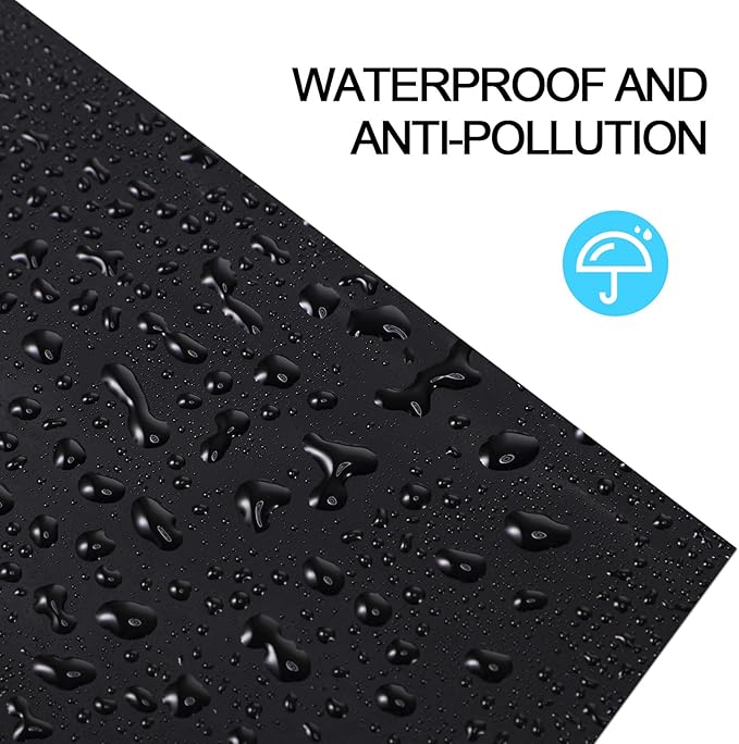 Outus 120 Pcs Poly Mailer Envelope 4 Sizes Shipping Bags Self Adhesive Clasp Envelope Self Adhesive Tear Proof Mailing Covers(8 x 12 In, 10 x 14 In, 13 x 18 In, 15 x 20 in,Black)