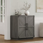 SICOTAS Sideboard Buffet Cabinet with Storage - Modern Farmhouse Credenza with Doors and Adjustable Shelves Fluted Kitchen Buffet Storage Cabinets Coffee Bar Cabinet