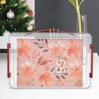 2pcs Transparent Plastic File Boxes with Handles Stackable Storage Bins with Lids for Paper and Document Organization Portable Small Project Storage Cases for Office and Home Use